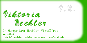 viktoria mechler business card